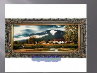 تابلو فرش منظره