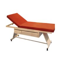 تخت معاینه سرمتحرک پایه کج کشودار  http://ktsalamat.com