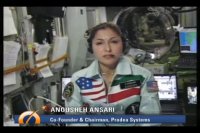 صحبت های انوشه انصاری از فضا 