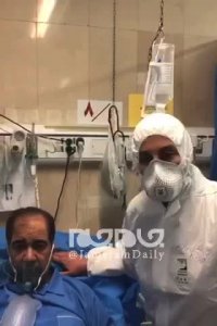 بهبود پیدا کردن یکی از مبتلایان به ویروس کرونا در بیمارستان مسیح دانشوری