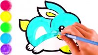 آموزش نقاشی به کودکان _ خرگوش