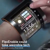 نمایشگر دیجیتال اتعطاف پذیر