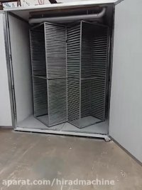 نحوه کارکرد دستگاه میوه خشک کن گردان هیراد ماشین