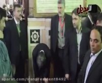 دکتر احمدی نژاد در زینبیه مصر - بهمن 91