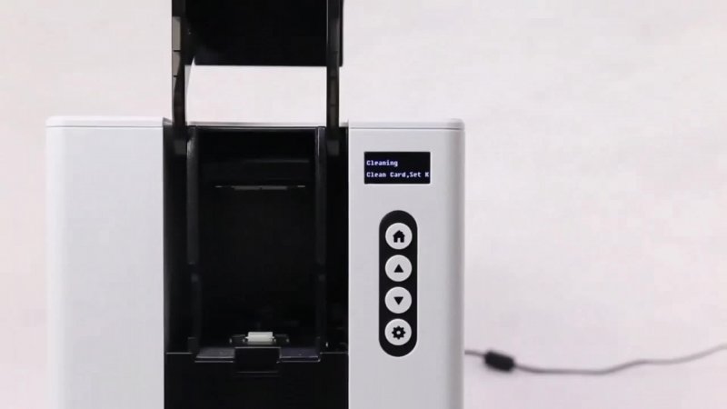 نحوه استفاده از کارت تمیزکننده برای پرینتر کارت شناسایی Dascom DC-2300