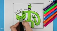 نقاشی و رنگ آمیزی رینبو فرندز رنگ آمیزی سبز روبلاکس آموزش نقاشی کودکان