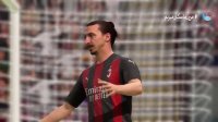 گیم پلی بازی دو تیم آث میلان و ورونا در بازی FIFA 21