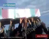 ورود پیکر شهید حججی به مشهد مقدس