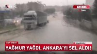 تصاویر عجیب و باورنکردنی از سیل در آنکارا