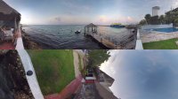 360° Timelapse Of Setting Sun In Cancun, Mexico