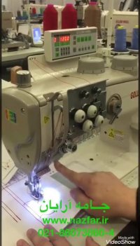 چرخ خیاطی راسته دوز دو سوزنه فوق ضخیم  GOLDEN WHEEL