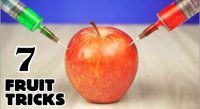 ترفندهای جالب علمی برای سرگرمی در خانه - آزمایش با میوه