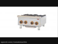 اجاق 4شعله رومیزی و مبله