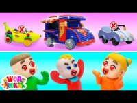 کارتون خمیر بازی : ساخت ماشین های آهن ربایی برای کودکان