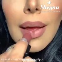 آموزش رژ لب زدن