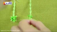 آموزش مکرومه بافی؛ گوشواره آویز