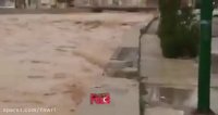 ‏شروع ‎سیل در ‎لرستان؛ هم اکنون خرم آباد