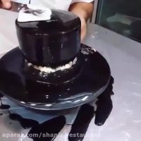 تزیین کیک با سس فرانسوی