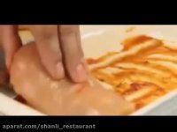 (مرغ با پنیر موزارلا)