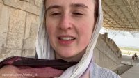 واکنش لیندزی سالیگمن ؛ توریست امریکایی به شکوه و عظمت تخت جمشید