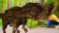 سرگرمی کودک - برنامه کودک سینا - سنیا و بابا در پارک دایناسورها - تفریحی سرگرمی