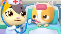 کارتون بیبی باس ماشین آمبولانس و آمپول : پاندا کوچولو به دکتر می رود