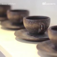 ساخت فنجان های قهوه از مواد مازاد قهوه سازها