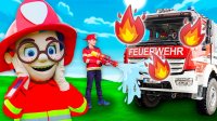 فیلم ماشین آتش نشانی بزرگ واقعی : ماشین بازی بچه ها