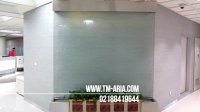 آبنمای شیشه ای، آبشار شیشه ای زیبا اجرا شده در ساختمان بانک ملت