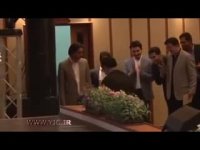 مسابقه دست‌بوسی وزیر بهداشت و حجت الاسلام دعایی!