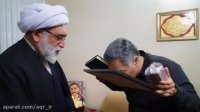 دیدار تولیت آستان قدس رضوی با شهدای کرمانی سانحه سقوط هواپیما