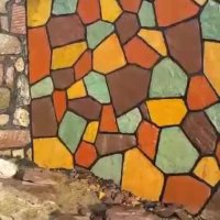 نصب سنگ لاشه نصب سنگ مالون باانوای طرحها باسنگ مالون لاشه 09124026545