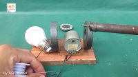 How to make free energy magnets LED generator with battery - Simple idea at school