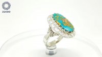 انگشتر فیروزه شجری مردانه نیشابوری کد R55