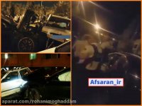 راننده ی یکی از اونها یه دختر جوون بوده که با پسری که