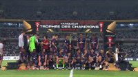 جشن قهرمانی پاریس سن ژرمن در سوپر کاپ فرانسه