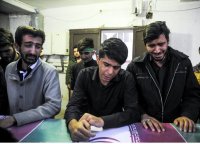 تشییع پیکر شهید علی قلی زاده در زادگاهش