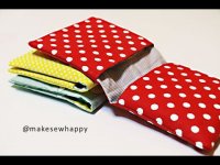 دوخت کیف کوچک برای جای دستمال و پد  بهداشتی