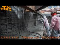 اجرای بتن پاشی | بتن پاش