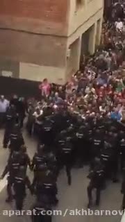 فیلم جالب از رفراندوم اجرا شده در كاتالان