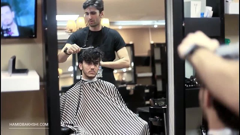 کراتینه کردن مو مردانه09126074167 آرایشگاه مردانه برای کراتینه و صافی مو