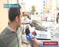 ریزش آوار روی 3 خودرو...