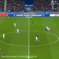 تکنیک فوق العاده لمس توپ نیمار در خدمت کار تیمی
