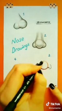 آموزش نقاشی بینی