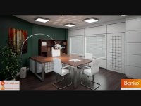 میز های مدیریت و میز کارمندی پایه فلزی بنکو | 26100782