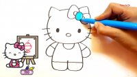 آموزش نقاشی کودکان  نقاشی کیتی