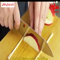 تزیین سیب به شکل قو