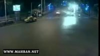 تصاویر ضبط شده توسط دوربین مداربسته از حوادث رانندگی