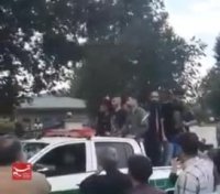 چرخاندن قمه کش های بیمارستان پورسینای رشت در سطح شهر