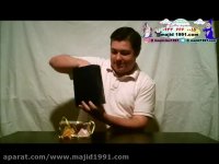 شعبده بازی بیرون آوردن اکواریوم از داخل پاکت خالی